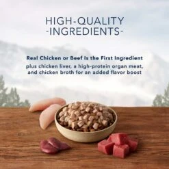 Blue Buffalo Delectables Chicken & Beef Dinner Variety Pack Grain-Free Wet Dog Food Topper, 3-oz Pouches, Case Of 12 & Blue Buffalo Wilderness Trail Toppers Wild Cuts Variety Pack Chunky Chicken & Beef Bites In Gravy Grain-Free Dog Food Topper, 3-oz, Pouch Of 12 -Cozy Paws 356845 PT7. AC SS1800 V1640886385