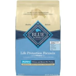 Blue Buffalo Homestyle Recipe Puppy Chicken Dinner With Garden Vegetables Canned Dog Food & Blue Buffalo Life Protection Formula Puppy Chicken & Brown Rice Recipe Dry Dog Food -Cozy Paws 356868 PT1. AC SS1800 V1640904705