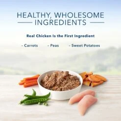 Blue Buffalo Homestyle Recipe Puppy Chicken Dinner With Garden Vegetables Canned Dog Food & Blue Buffalo Life Protection Formula Puppy Chicken & Brown Rice Recipe Dry Dog Food -Cozy Paws 356868 PT8. AC SS1800 V1640888494