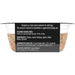 Cesar Simply Crafted Chicken, Sweet Potato, Apple, Barley & Spinach Limited-Ingredient Adult Wet Dog Food Topper & Cesar Simply Crafted Chicken Limited-Ingredient Wet Dog Food Topper -Cozy Paws 356873 PT2. AC SS1800 V1640894805