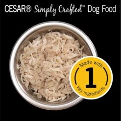Cesar Simply Crafted Chicken, Sweet Potato, Apple, Barley & Spinach Limited-Ingredient Adult Wet Dog Food Topper & Cesar Simply Crafted Chicken Limited-Ingredient Wet Dog Food Topper -Cozy Paws 356873 PT7. AC SS1800 V1640905632
