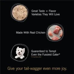 Cesar Simply Crafted Chicken Cuisine Complement Adult Wet Dog Food Topper, 1.3-oz Tubs, Case Of 24 -Cozy Paws 358219 PT6. AC SS1800 V1678125098