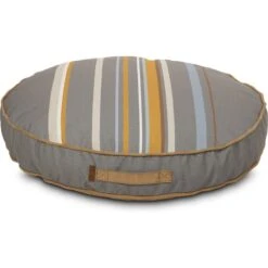 Bark And Slumber Round Lounger Pillow Dog Bed With Removable Cover -Cozy Paws 361252 PT2. AC SS1800 V1658461723