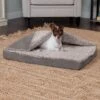 FurHaven Berber & Suede Blanket Top Memory Foam Cat & Dog Bed -Cozy Paws 362081 MAIN. AC SS1800 V1645662104