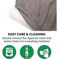 FurHaven Berber & Suede Blanket Top Memory Foam Cat & Dog Bed -Cozy Paws 362081 PT7. AC SS1800 V1645661801