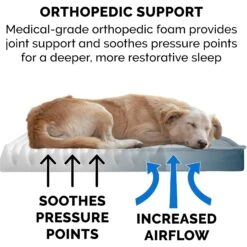 FurHaven Quilt Top Orthopedic Convertible Indoor/Outdoor Cat & Dog Bed -Cozy Paws 362112 PT3. AC SS1800 V1645658812