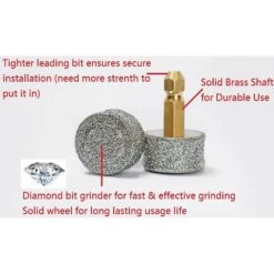 PATPET Replacement Dog Nail Grinder Wheel, 2 Count -Cozy Paws 362720 PT2. AC SS1800 V1642607221