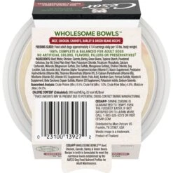 Cesar Wholesome Bowls Beef, Chicken, Carrots, Barley & Green Beans Recipe Small Breed Adult Soft Wet Dog Food -Cozy Paws 362794 PT1. AC SS1800 V1695649397