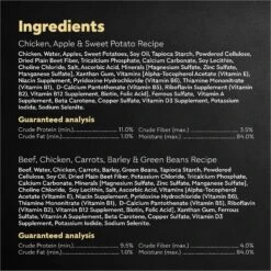 Cesar Wholesome Bowls Variety Pack Beef, Chicken, Carrots, Barley & Green Beans Recipe & Chicken, Apple & Sweet Potato Recipe Small Breed Adult Soft Wet Dog Food -Cozy Paws 362798 PT5. AC SS1800 V1695674514