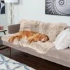 FurHaven Polyester Long Fur & Velvet Dog Blanket -Cozy Paws 363174 MAIN. AC SS1800 V1657657265