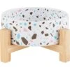 Frisco Elevated Terrazzo Non-skid Ceramic Bowl With Bamboo Stand 2 Frisco Elevated Terrazzo Non-skid Ceramic Bowl With Bamboo Stand -Cozy Paws 363375 MAIN. AC SS1800 V1657657266