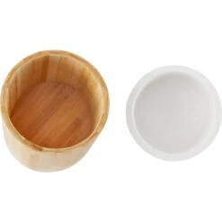 Frisco Elevated Slanted Bamboo Melamine Non-Skid Dog Bowl With Bamboo Stand -Cozy Paws 363387 PT4. AC SS1800 V1657657267