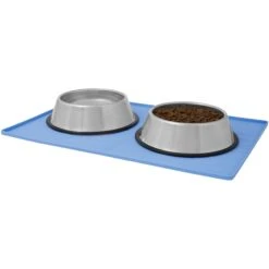 Frisco Silicone Dog & Cat Food Mat, Blue -Cozy Paws 363399 PT3. AC SS1800 V1660319869