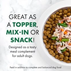 Nutro So Simple Meal Complement Chicken & Duck Recipe In Bone Broth Grain-Free Adult Wet Dog Food Topper -Cozy Paws 363762 PT2. AC SS1800 V1702666004