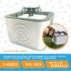 PawPerfect Cat & Dog Water Fountain, White -Cozy Paws 365301 MAIN. AC SS1800 V1644877427