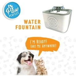 PawPerfect Cat & Dog Water Fountain, White 13 PawPerfect Cat & Dog Water Fountain, White -Cozy Paws 365301 PT8. AC SS1800 V1643927833