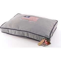 Precious Tails "Dog Bless Ameria" Orthopedic Pillow Cat & Dog Bed With Removable Cover -Cozy Paws 366573 PT1. AC SS1800 V1644363718