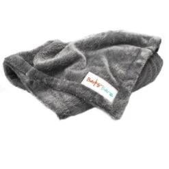 BarksBar Original Dog & Cat Throw Blanket, Gray, Large