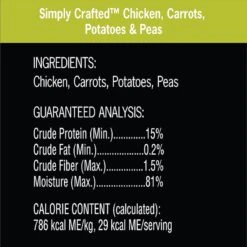 Cesar Simply Crafted Variety Pack Chicken, Carrots, Potatoes & Peas & Chicken, Sweet Potato, Apple, Barley & Spinach Limited-Ingredient Wet Dog Food Topper -Cozy Paws 367262 PT4. AC SS1800 V1644367308