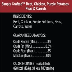 Cesar Simply Crafted Variety Pack Chicken, Carrots & Green Beans & Beef, Chicken, Purple Potatoes, Peas & Carrots Wet Dog Food Topper, 1.3-oz Can, 16 Count -Cozy Paws 367307 PT5. AC SS1800 V1644385005