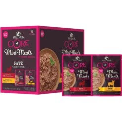 Wellness CORE Mini Meals Chicken & Turkey, Chicken & Lamb Shredded Variety Pack Natural Wet Dog Food Pouches & Wellness CORE Mini Meals Beef & Chicken, Chicken Pate Variety Pack Dog Food Pouches -Cozy Paws 367561 PT5. AC SS1800 V1644465697