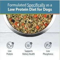 JustFoodForDogs Veterinary Diet Renal Support Low Protein Frozen Human-Grade Fresh Dog Food -Cozy Paws 368109 PT3. AC SS1800 V1675356410