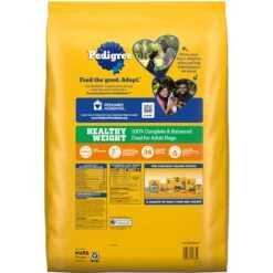 Pedigree Healthy Weight Roasted Chicken & Vegetable Flavor Adult Dry Dog Food -Cozy Paws 368356 PT1. AC SS1800 V1644527384