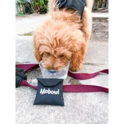 Mobowl Carrying Pouch Travel Dog & Cat Bowl, 2-cup -Cozy Paws 369116 PT7. AC SS1800 V1646948191