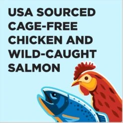 BIXBI Liberty Freeze Chicken & Salmon Recipe Dried Topper & Dog Treat, 4.5-oz Bag -Cozy Paws 370317 PT6. AC SS1800 V1698947409