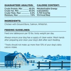 BIXBI Liberty Freeze Chicken & Salmon Recipe Dried Topper & Dog Treat, 4.5-oz Bag -Cozy Paws 370317 PT7. AC SS1800 V1698949050
