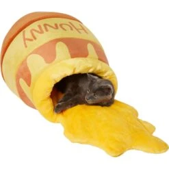 Disney Winnie The Pooh Pet Bed & Disney Winnie The Pooh Honey Pot Covered Cat & Dog Bed -Cozy Paws 370384 PT5. AC SS1800 V1645808510