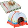 Pixar Toy Story's Pizza Planet Pillow Dog & Cat Bed & Pixar The Claw Covered Dog & Cat Bed -Cozy Paws 370386 MAIN. AC SS1800 V1645808226