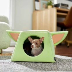STAR WARS THE MANDALORIAN GROGU Covered Cat & Dog Bed & STAR WARS THE MANDALORIAN GROGU Pram Covered Cat & Dog Bed -Cozy Paws 370390 PT4. AC SS1800 V1645808489