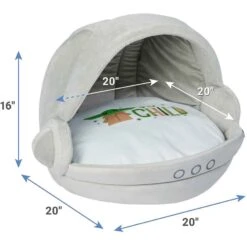 STAR WARS THE MANDALORIAN GROGU Covered Cat & Dog Bed & STAR WARS THE MANDALORIAN GROGU Pram Covered Cat & Dog Bed -Cozy Paws 370390 PT6. AC SS1800 V1645807885