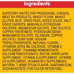 Pedigree Tender Bites In Gravy, Steak & Vegetable Flavor Adult Canned Wet Dog Food -Cozy Paws 371169 PT5. AC SS1800 V1646347302
