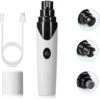 Casfuy Rechargeable Small Dog & Cat Nail Grinder, White -Cozy Paws 371989 MAIN. AC SS1800 V1657657493