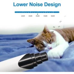 Casfuy Rechargeable Small Dog & Cat Nail Grinder, White -Cozy Paws 371989 PT2. AC SS1800 V1657657493