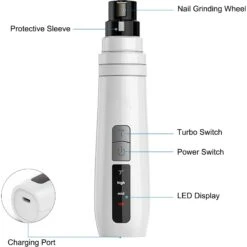 Casfuy Paw Care Small Pet Nail Grinder -Cozy Paws 371991 PT6. AC SS1800 V1657657494