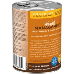 Rachael Ray Nutrish Weight Management Real Turkey & Pumpkin Wet Dog Food, 13-oz Can, Case Of 12 -Cozy Paws 373435 PT2. AC SS1800 V1648245393
