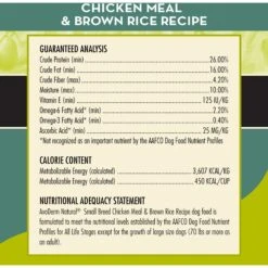 AvoDerm Chicken Meal & Brown Rice Recipe Small Breed Adult Dry Dog Food -Cozy Paws 46724 PT4. AC SS1800 V1589994724