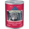 Blue Buffalo Wilderness Salmon & Chicken Grill Grain-Free Canned Dog Food -Cozy Paws 46806 MAIN. AC SS1800 V1646777885