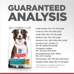 Hill's Science Diet Adult Healthy Mobility Large Breed Chicken Meal, Brown Rice & Barley Recipe Dry Dog Food -Cozy Paws 48930 PT7. AC SS1800 V1625697066