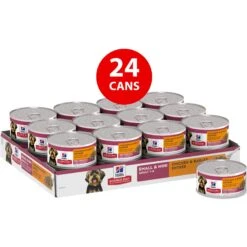 Hill's Science Diet Adult Small & Mini Chicken & Barley Entree Canned Dog Food -Cozy Paws 48960 PT2. AC SS1800 V1692727423