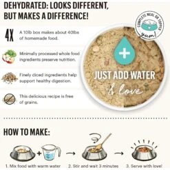 The Honest Kitchen Chicken Recipe Grain-Free Dehydrated Dog Food -Cozy Paws 49087 PT5. AC SS1800 V1659908362