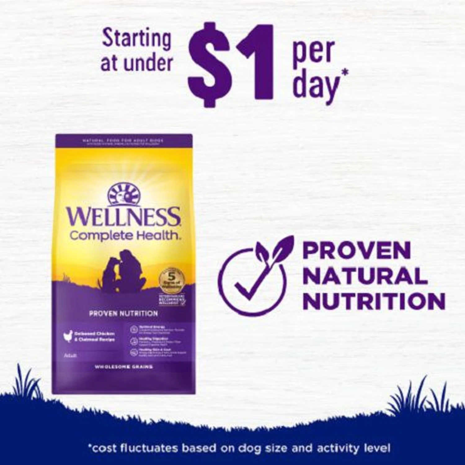 Wellness Large Breed Complete Health Adult Deboned Chicken & Brown Rice Recipe Dry Dog Food 7 Wellness Large Breed Complete Health Adult Deboned Chicken & Brown Rice Recipe Dry Dog Food - Image 5