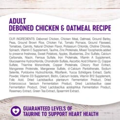 Wellness Complete Health Adult Deboned Chicken & Oatmeal Recipe Dry Dog Food -Cozy Paws 49180 PT5. AC SS1800 V1594914995