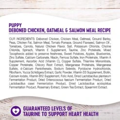 Wellness Complete Health Puppy Deboned Chicken, Oatmeal & Salmon Meal Recipe Dry Dog Food -Cozy Paws 49183 PT3. AC SS1800 V1594836366