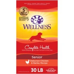 Wellness Complete Health Senior Deboned Chicken & Barley Recipe Dry Dog Food