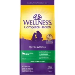 Wellness Complete Health Adult Lamb & Barley Recipe Natural Dry Dog Food