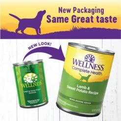 Wellness Complete Health Lamb & Sweet Potato Formula Canned Dog Food -Cozy Paws 49213 PT1. AC SS1800 V1676408028